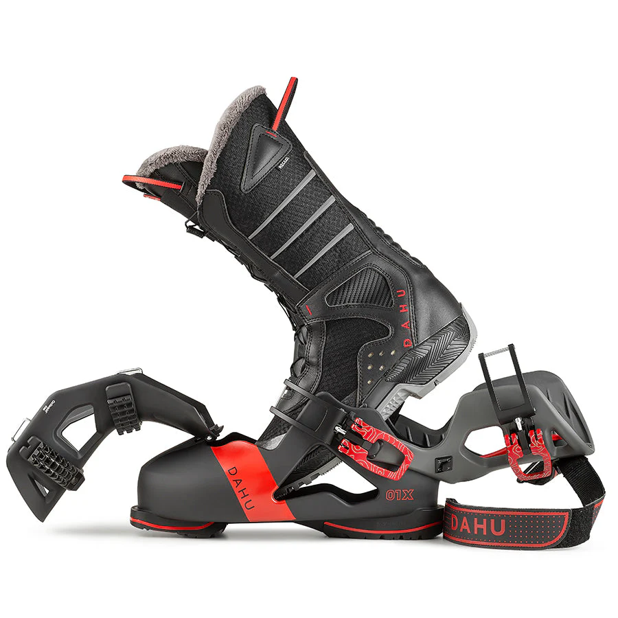 Men's Ecorce 01X Basalt Black - Grey - Red - Image 5
