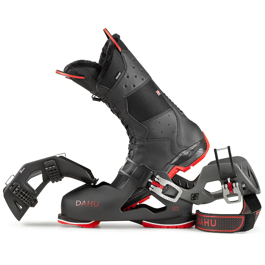 Men's Ecorce 01 Basalt Black - Black - Red - Image 3