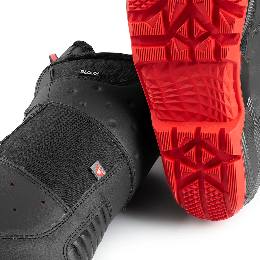 Men's Ecorce 01 Basalt Black - Black - Red - Image 6
