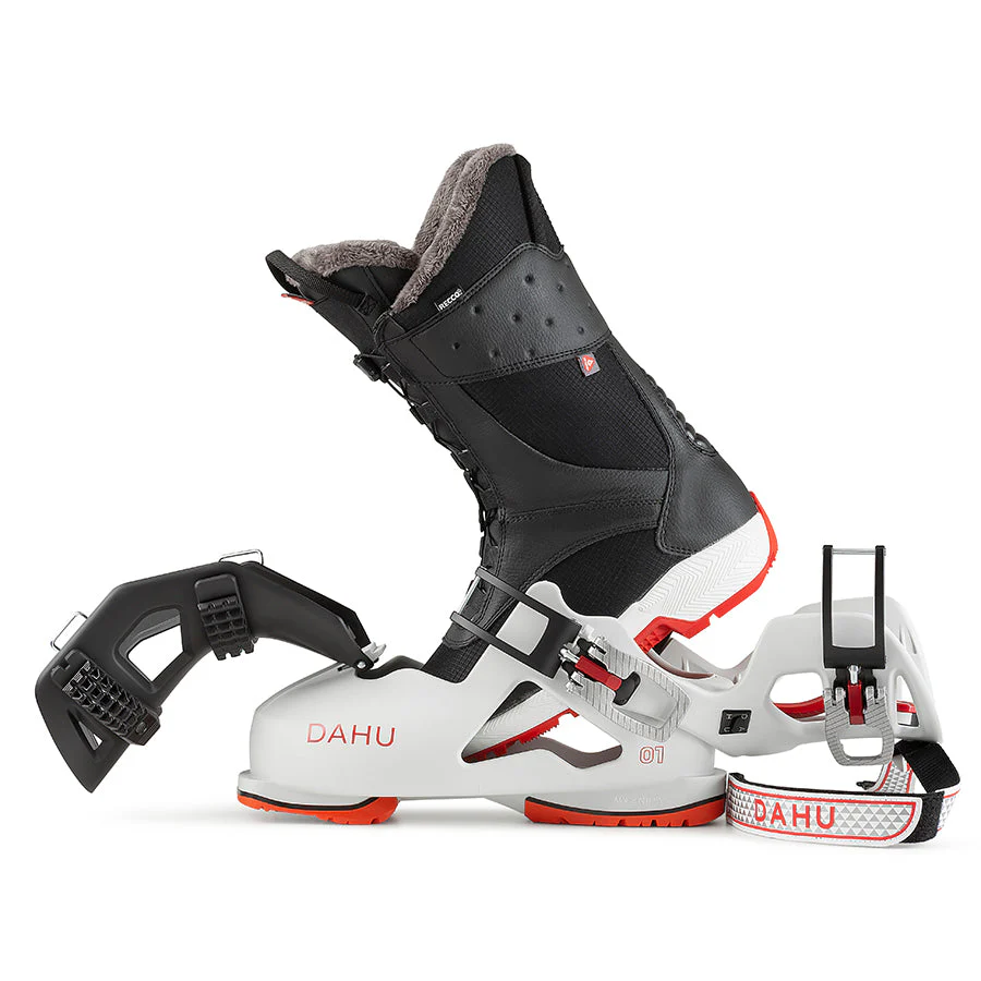 Women's Ecorce 01 Light Grey - Black - Red - Image 3